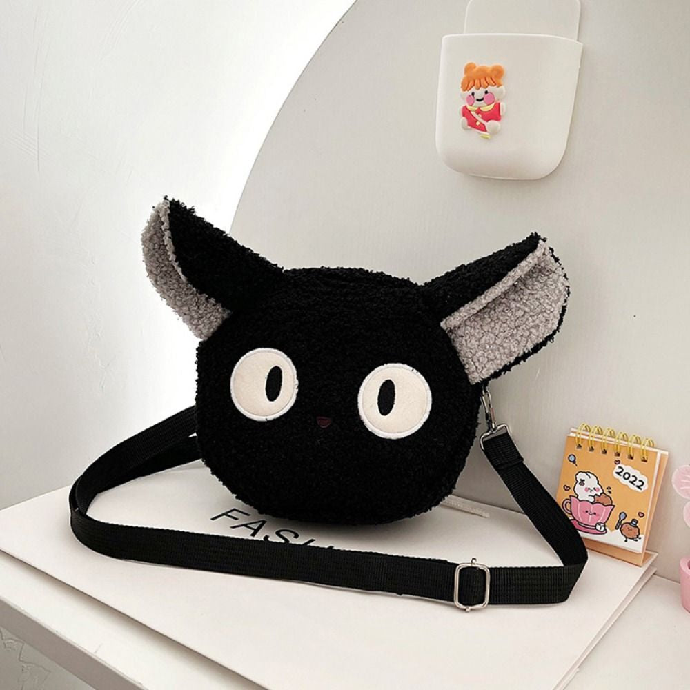 New Plush Girls Kawaii Crossbody Bag Cartoon Shoulder Bag Phone Purse