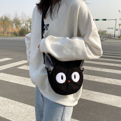New Plush Girls Kawaii Crossbody Bag Cartoon Shoulder Bag Phone Purse